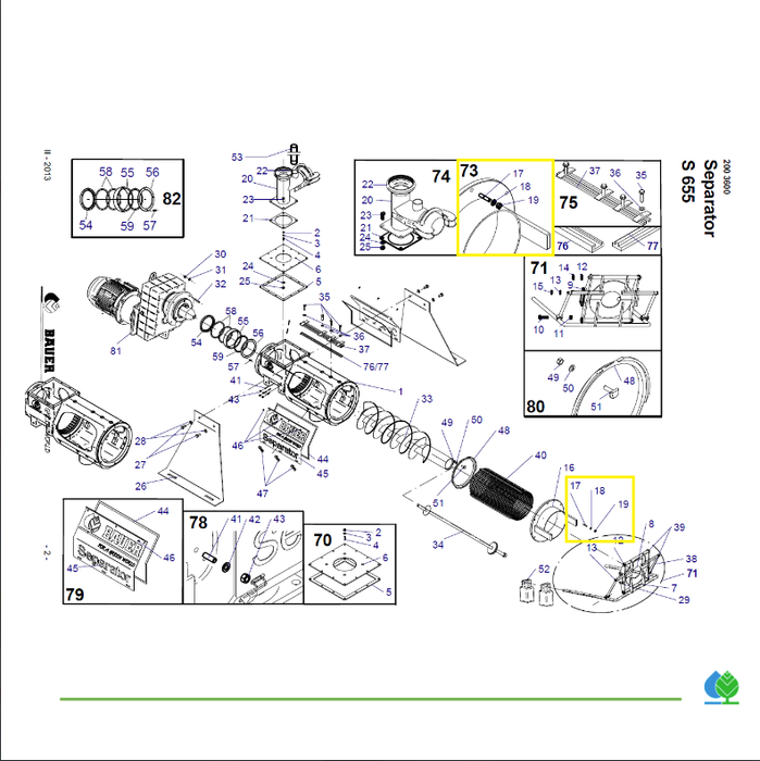 KIT REPARO PARAFUSOS S655/S855
